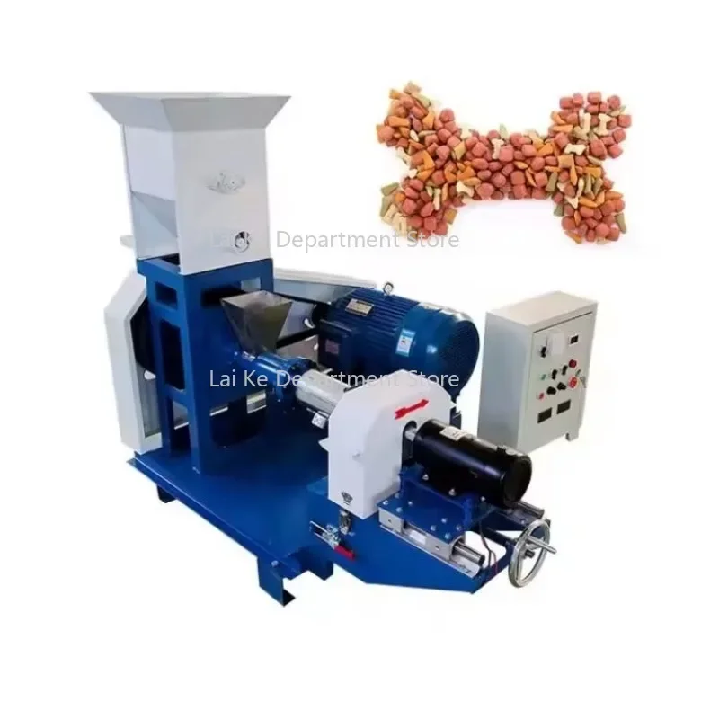 Business Factory  Manufacturing Plant Pet Food Processing Machines Dog Food Extruder Pet Food Pellet Puffing Machine