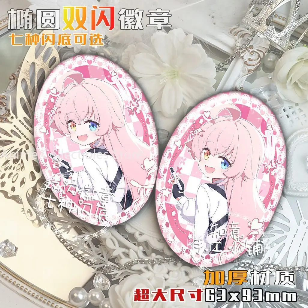 Anime Blue Archive ‌Takanashi Hoshino Badges Button Pin Brooch Badge Bag Decor Accessories Fans Collect Friends Gifts