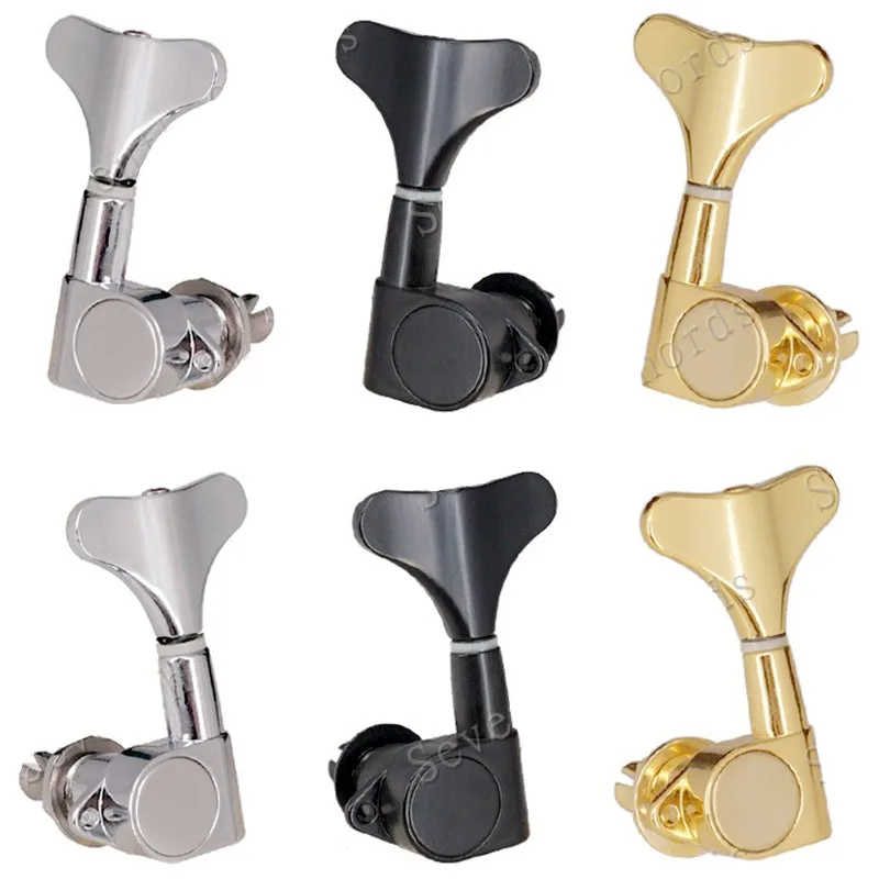 6Pcs 5Pcs 4pcs Electric Bass Guitar Tuning Pegs Bass Machine Heads Tuning Keys For Bass Guitar Accessories Parts Gold Sliver BL