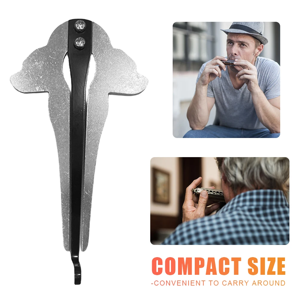 

Portable Jaw Harp Chrome Russian Musical Harmonica Beautiful Sound Jews Ethnic Harp Professional Musical Instrument