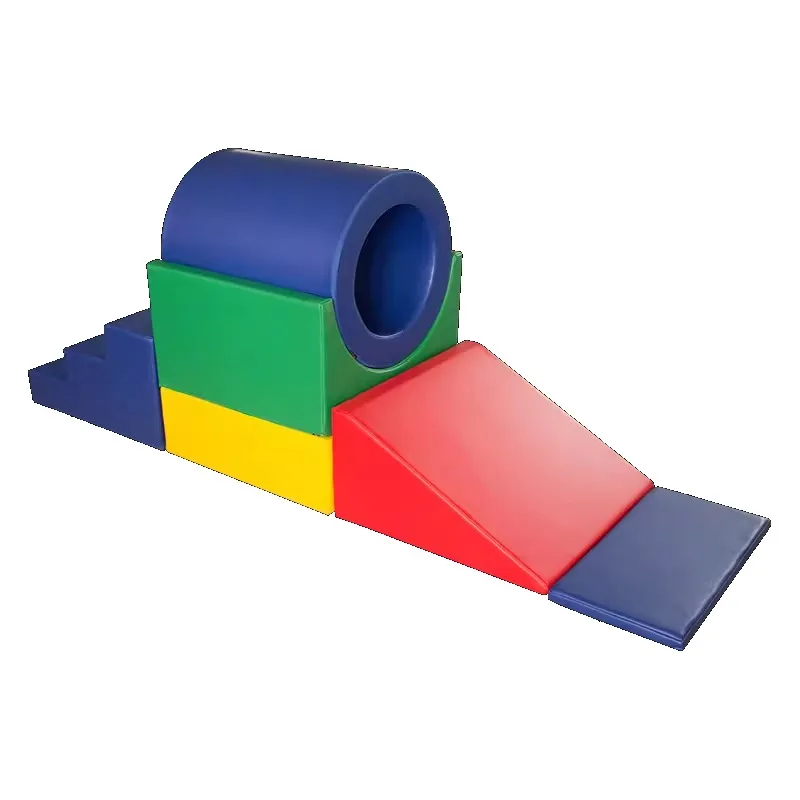 

Children's soft tunnel crawling combination full set of fitness equipment for kindergarten