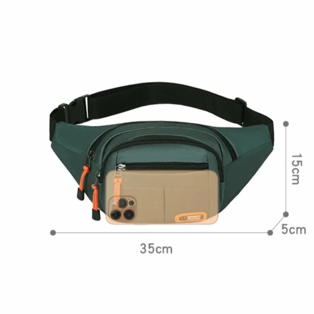 Nuevos bolsos cruzados Oxford para hombre, bolso de hombro duradero de gran capacidad para el pecho, bolso de cintura multifuncional impermeable para hombres y mujeres