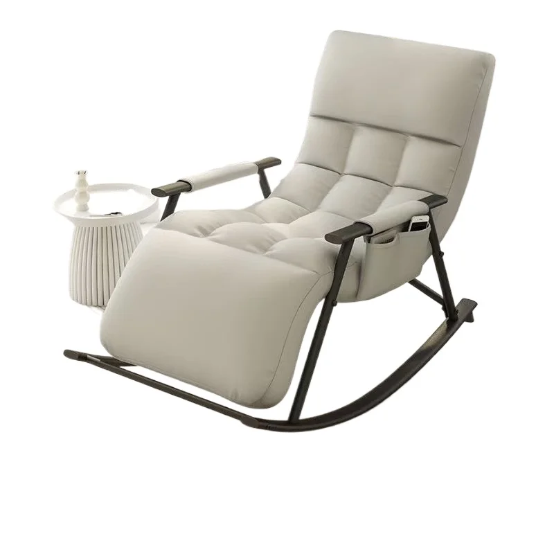 

Balcony living room recliner, home foldable Internet celebrity rocking chair, lazy sofa