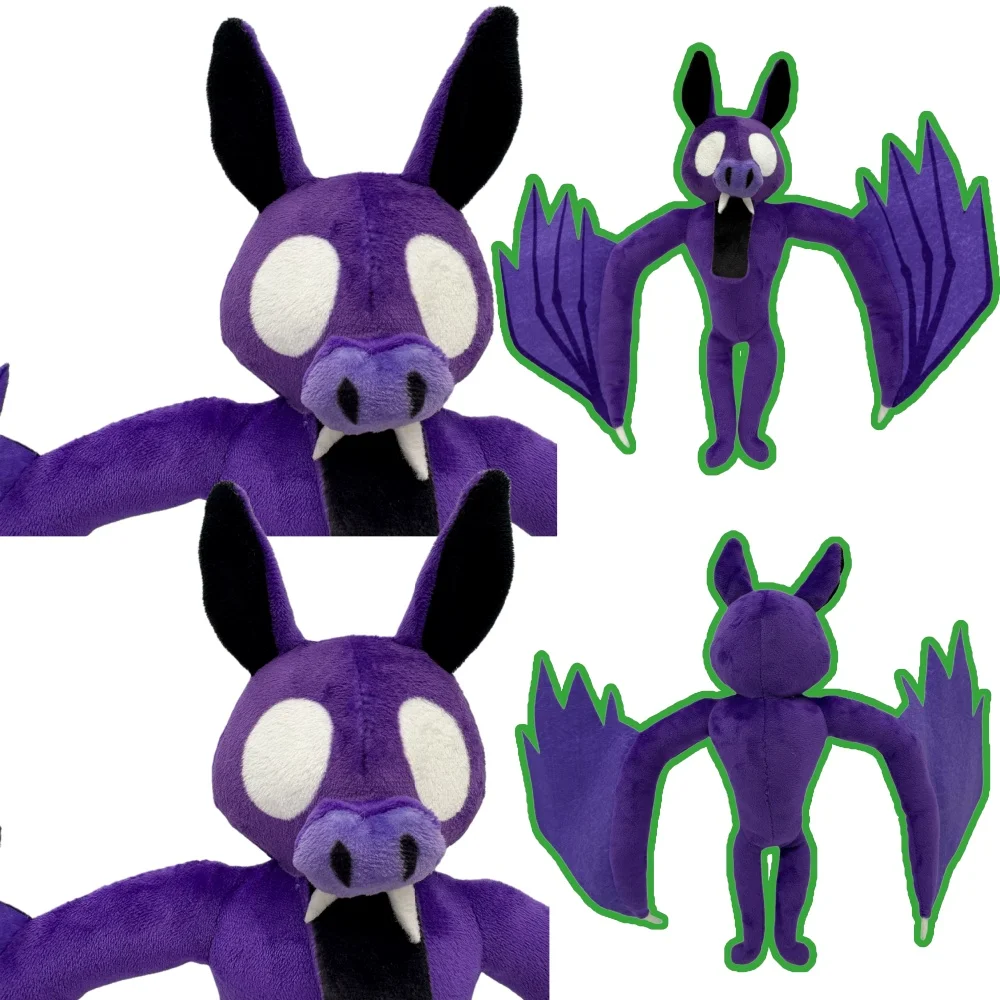 

35CM New 99nights Bat 99 Nights In The Forest Plush Doll Cute Anime Peripherals Toy Birthday Christmas Gift