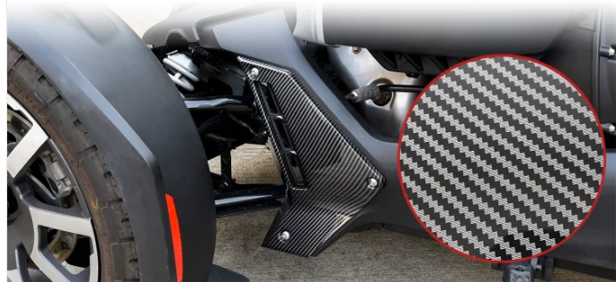 Carbon Fiber Pattern Lower Fairing Panels for Can-Am Ryker All Models