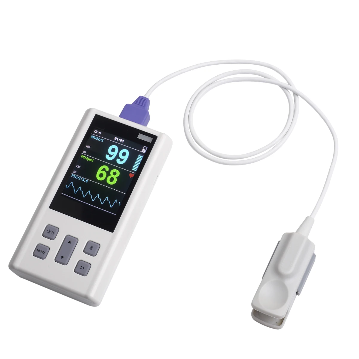 

Pet Handheld Veterinary Pulse oximeter With High Precision SpO2 PR HR and RR for vet pet