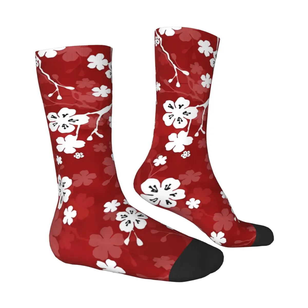 Blumen socke gedruckt Mann Polyester