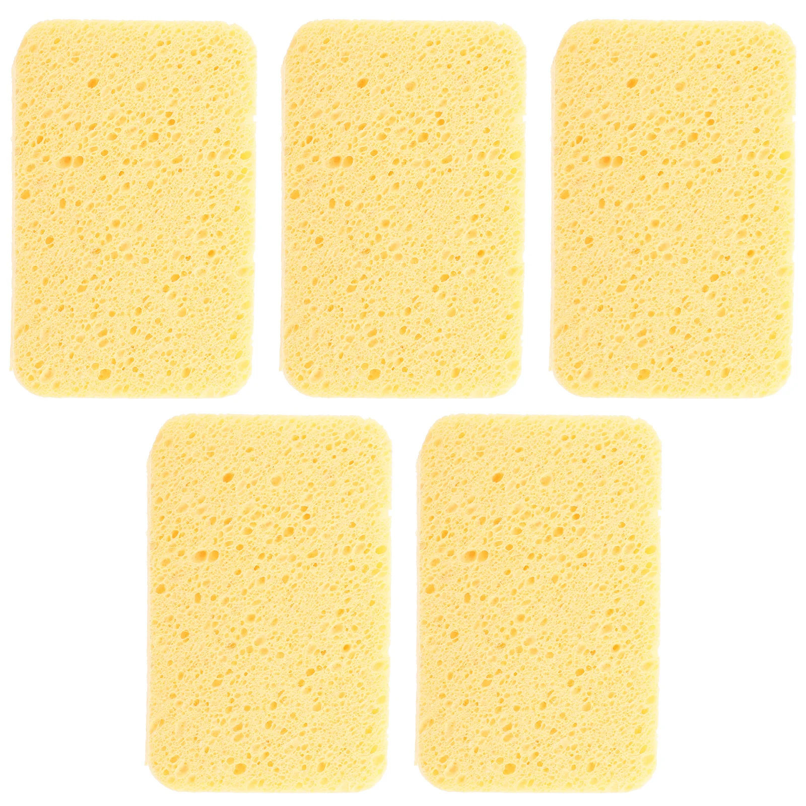 

5pcs Cleaning Sponges Dishwashing Scrub Washable Reusable for Dishes Sponges For Cleaning Pots Walls Tables Scouring Pad