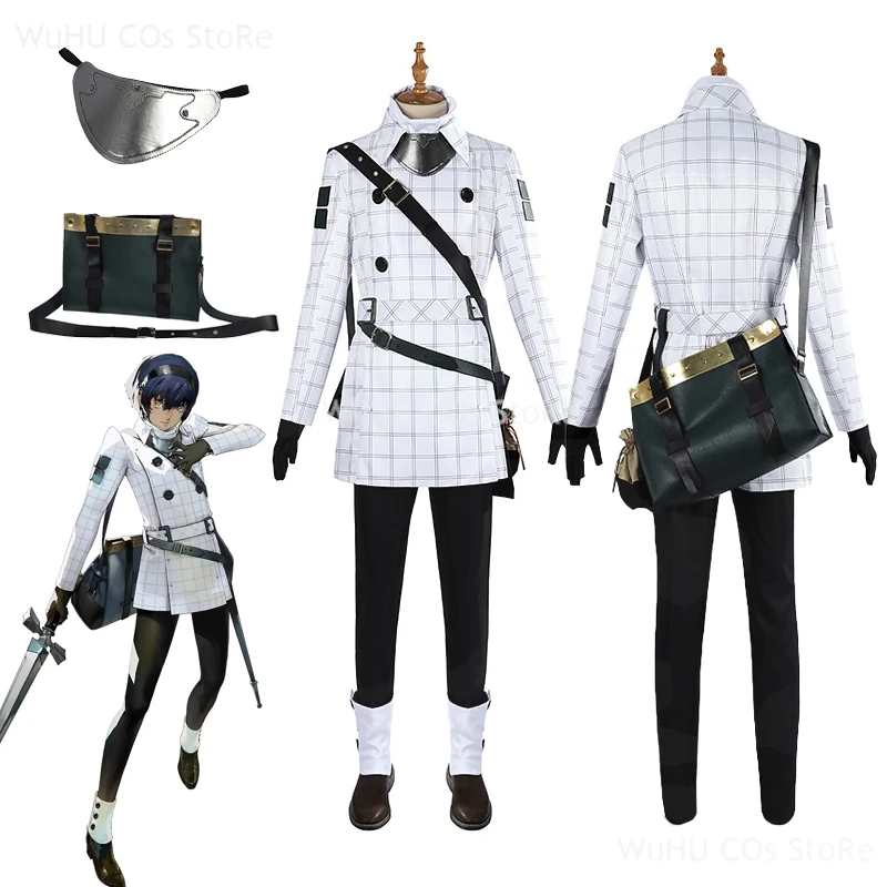 Game Metaphor:ReFantazio Game Will Hero Travelling Boy Captain Cosplay Costume Cos Shoes White Suit Convention Men Halloween Cos