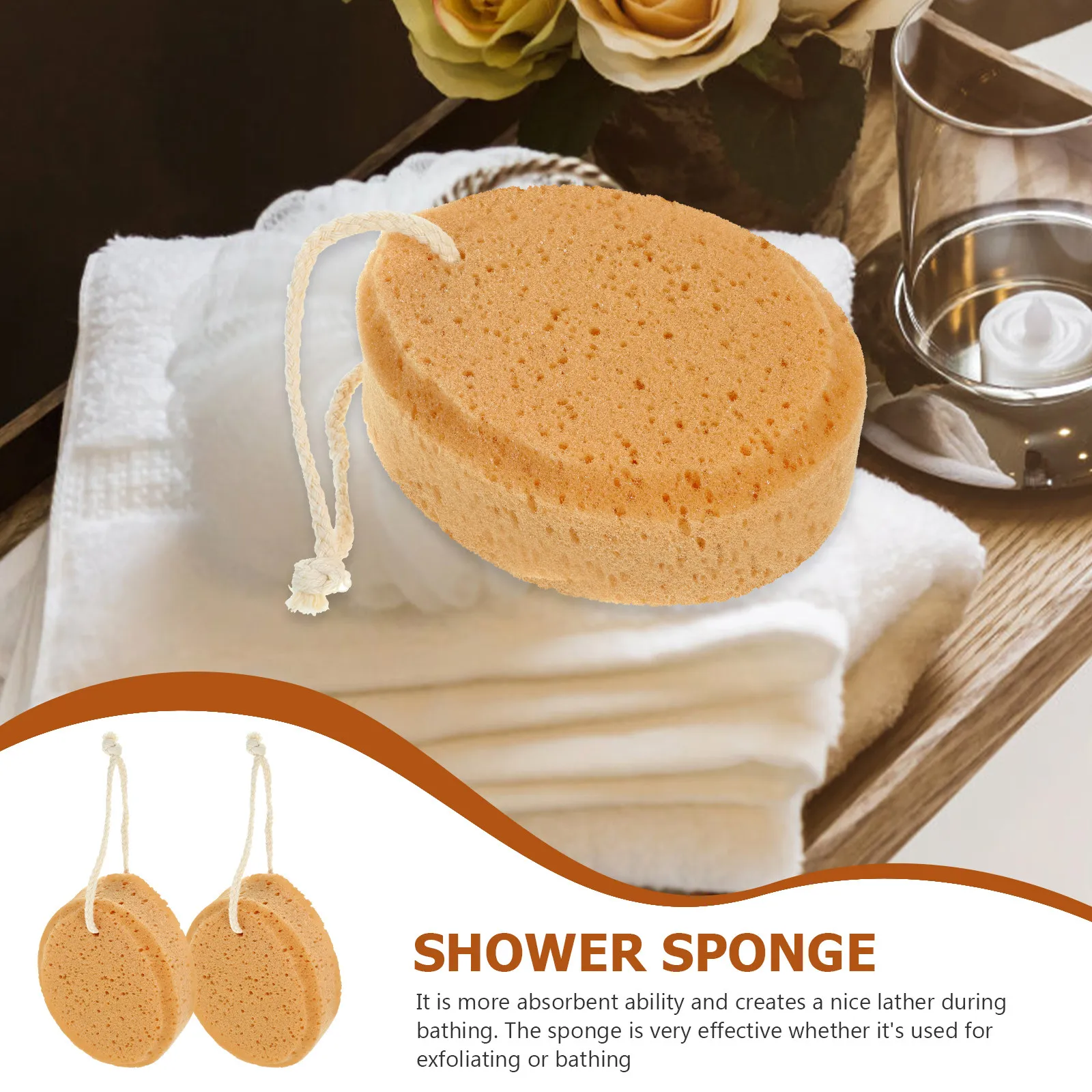

10Pcs Bath Shower Sponge Honeycomb Exfoliating Soft Natural Sponge for Baby Child Adult Body Cleansing and Massaging
