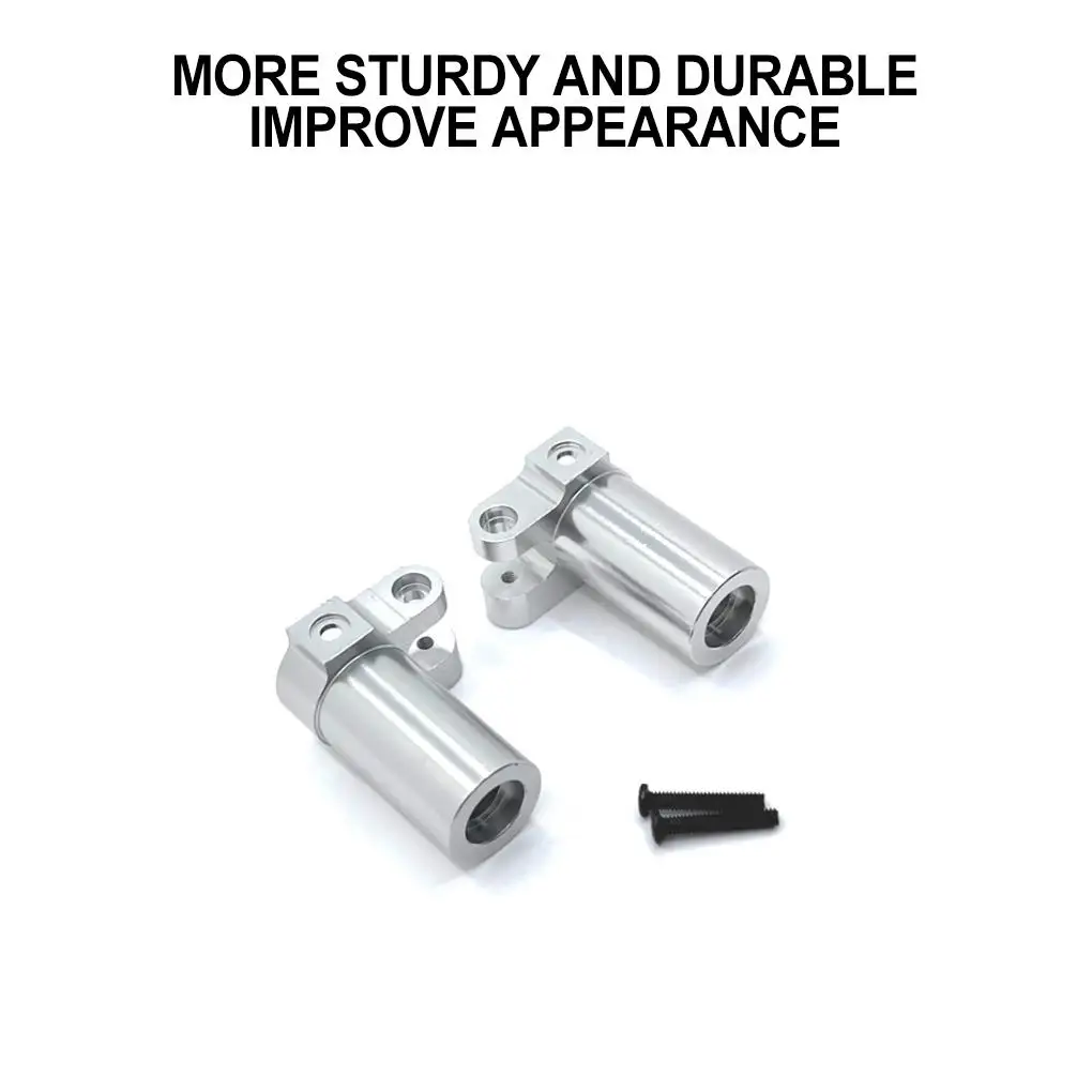 Essieu de roue renforcé en alliage d'aluminium pour 1/12 MN MN128 MN86 G500, pièce de voiture RC, accessoires de voiture RC, pièces de rechange noires