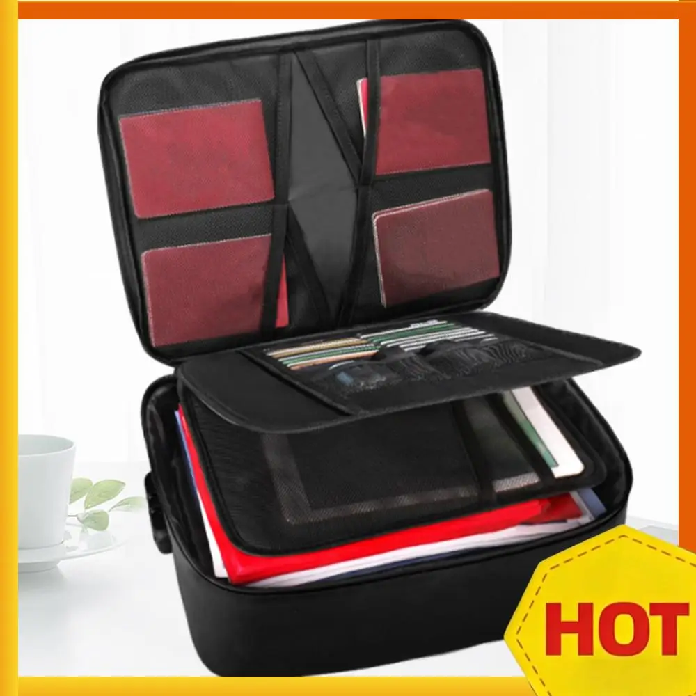 

Огнестойкий кейс для хранения документов с водонепроницаемой молнией, органайзер для ноутбука, паспорта, сертификатов, карт