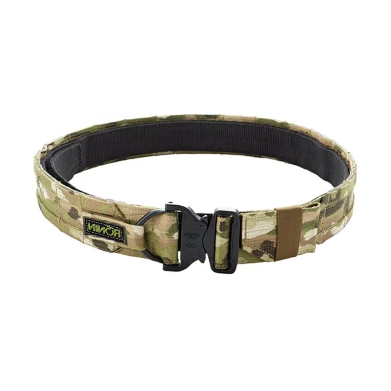 B-M 2 Inch Battle Tactical Molle Belt Maco CS Battle Belt Tactical Hunting Molle Tactical Belt