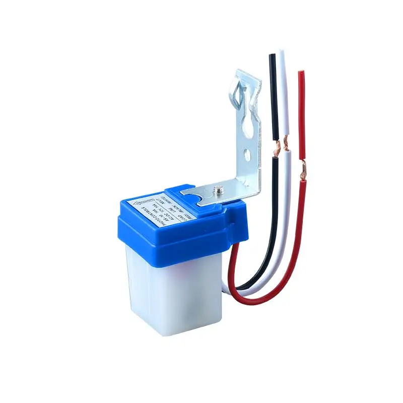 PARMAutomatic On Off Photocell StreetLampLight Switch Controller AC110V AC220V DC24V 50-60Hz 10A PhotoControl Photoswitch Sensor