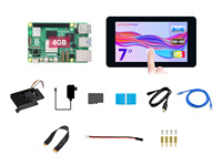 Raspberry Pi 5 Display Kit B, Options for 2GB/4GB/8GB RAM, BCM2712 processor, 2.4GHz quad-core 64-bit Arm Cortex-A76 CPU