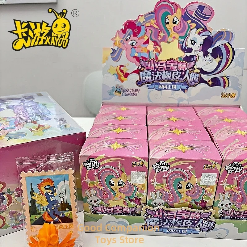 

Подлинная резиновая кукла KAYOU My Little Pony Vol.2 Sparkling Space Princess Flowing Light Edition Pinkie Pie Fluttershy Rarity Gifts