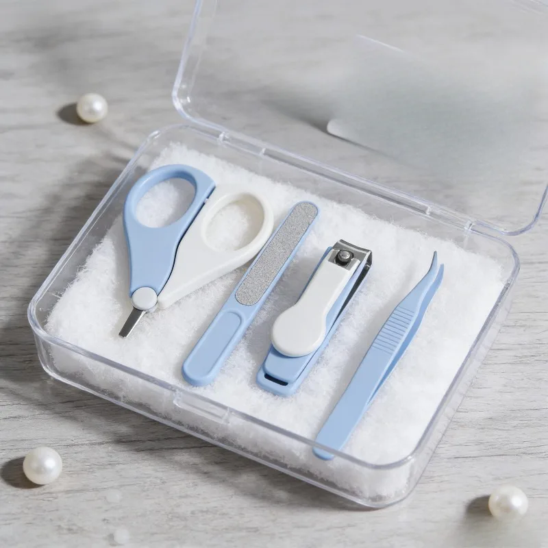 

Детский набор для ухода за ногтями, детские кусачки для ногтей, ножницы, безопасные инструменты для ухода за детьми с защитой от защемления