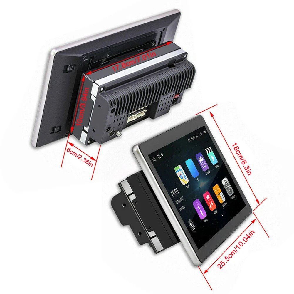 10,1-дюймовый автомобильный стерео радио, беспроводной CarPlay Android Auto, автомобильный радиоприемник с GPS, Wi-Fi, BT, FM-радио, мультимедийный плеер, Android 13