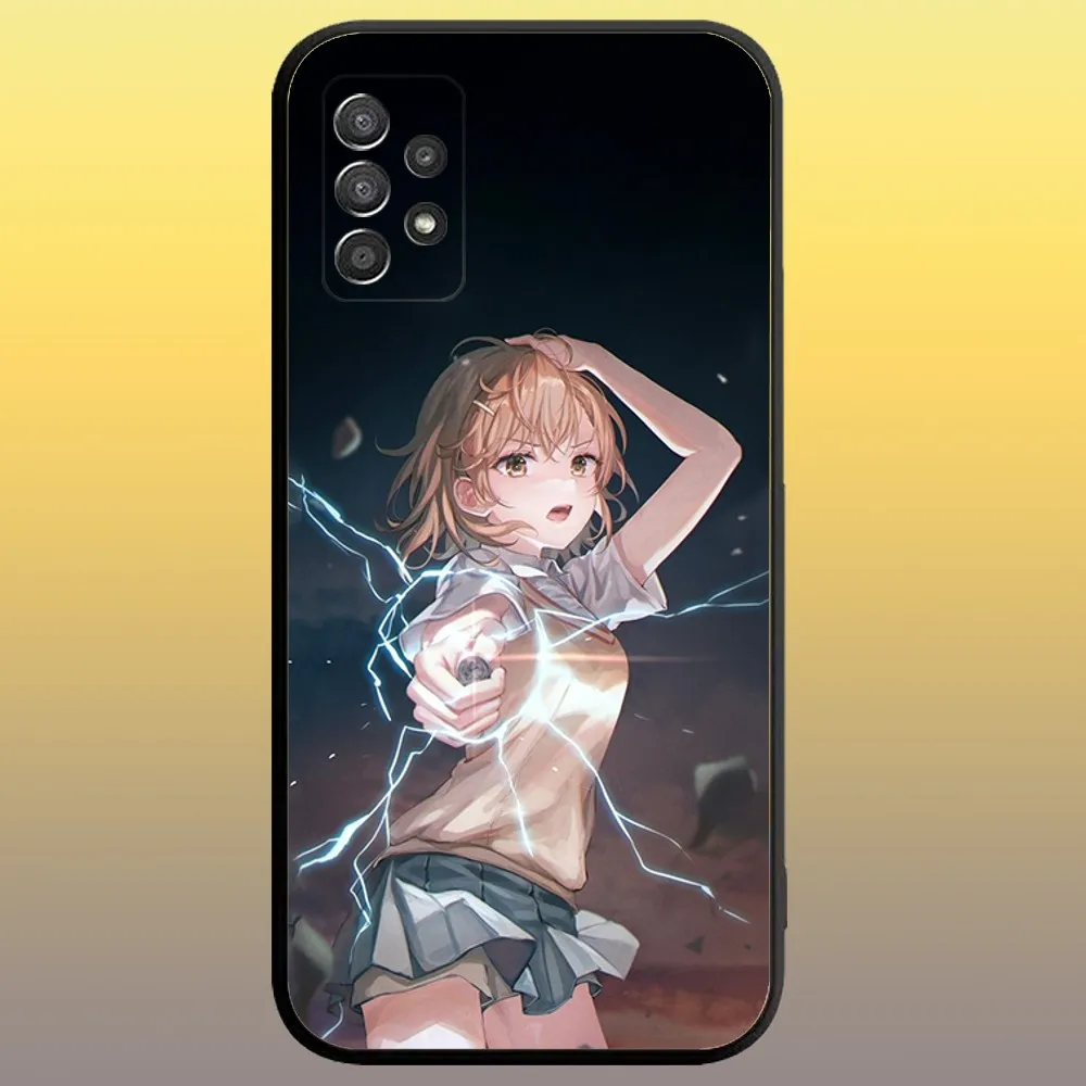 A Certain Scientific Railgun Phone Case for SamsungA 91,80,73,72,71,70,53,52,51,42,41,40,32,31,30,22,21,20,13 S 4G 5G Soft Case