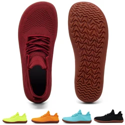 Wide Toe Barefoot Shoes Mens Womens Minimalist Walking Sneakers Shoes | Zero Drop Sole | Breathable Mesh