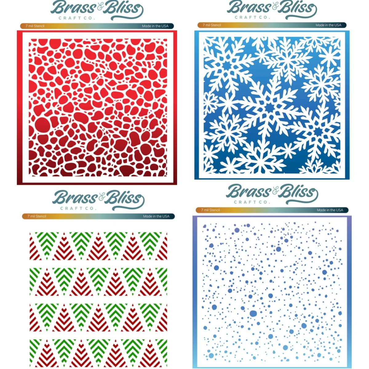 

2025 Christmas Snow Stone Snowflake Tree Stencils for Scrapbooking DIY Photo Album Decorative Supplies Make Paper Cards Crafts