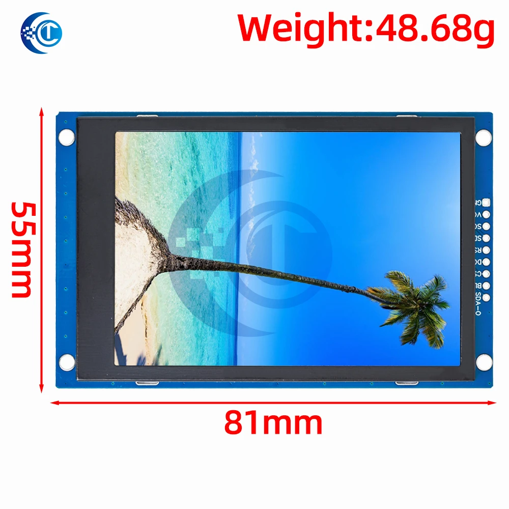 2.4 / 2.8 / 3.5 بوصة 240x320 320x480 SPI 2.4 "TFT وحدة المنفذ التسلسلي 5 فولت/3.3 فولت PCB محول ST7789V/ST7796S شاشة الكريستال السائل لاردوينو #4