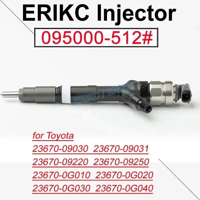 23670-0G020 23670-0G010 DIESEL Injector Nozzle 095000-5120 095000-5121 095000-5122 for DENSO Toyota Avensis