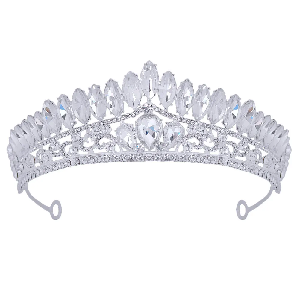 

Rhinestone Bridal Crown Headband Wedding Tiara for Bride Prom Birthday Party Hair Accessories Crown Headband Wedding Tiaras