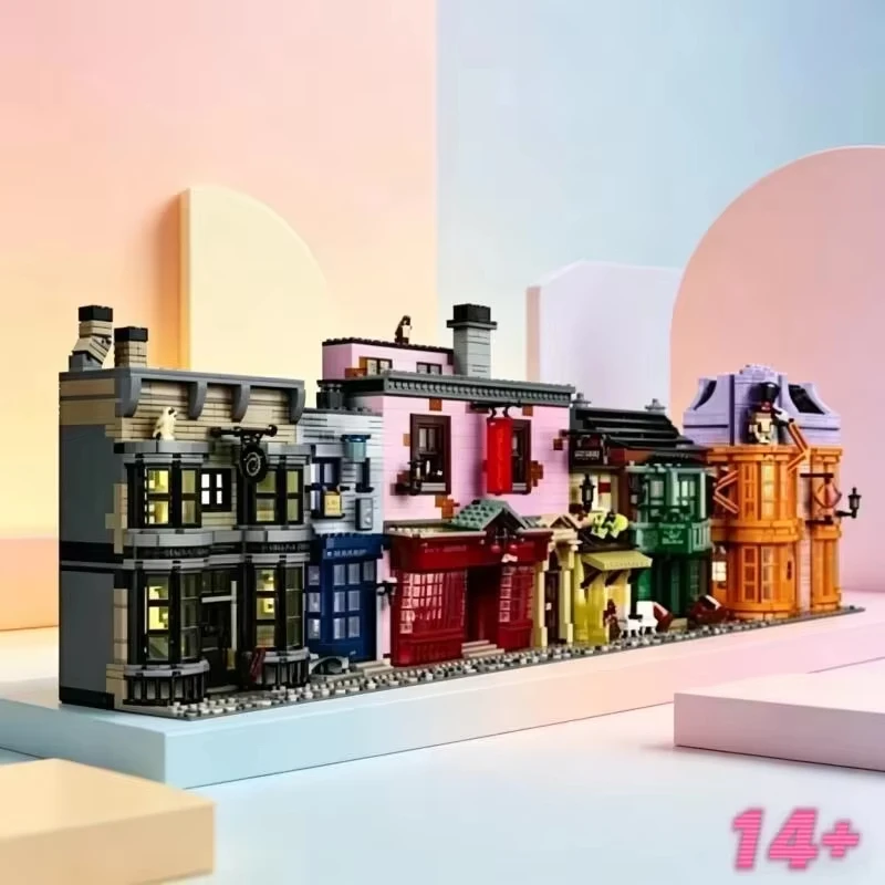 New 5544pcs Diagonal Lane Building Adjacent Alley Street View Model The Of Home Decor Christmas Gifts view 2