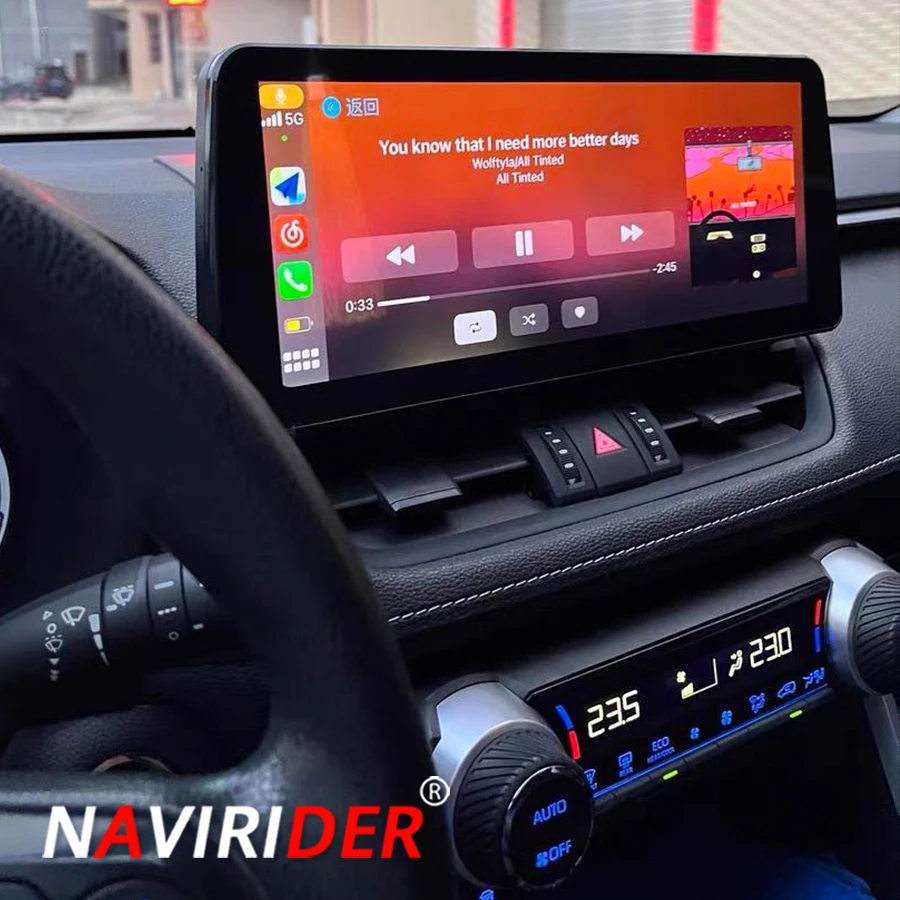 

Android 14 для Toyota RAV4 Prime XSE 2021 2022 12,3-дюймовый экран Автомобильный мультимедийный видеоплеер GPS-навигация Радио Carplay HeadUnit