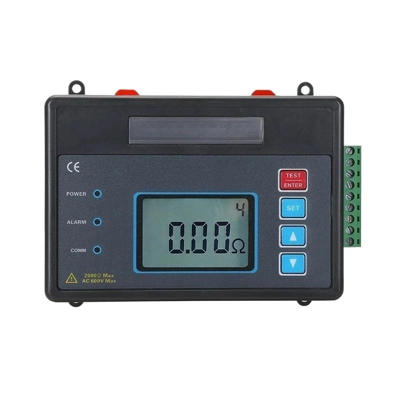 Contact Online Grounding Resistance Tester 2900B Real-time Monitoring Three-Wire Method RS485 Communication