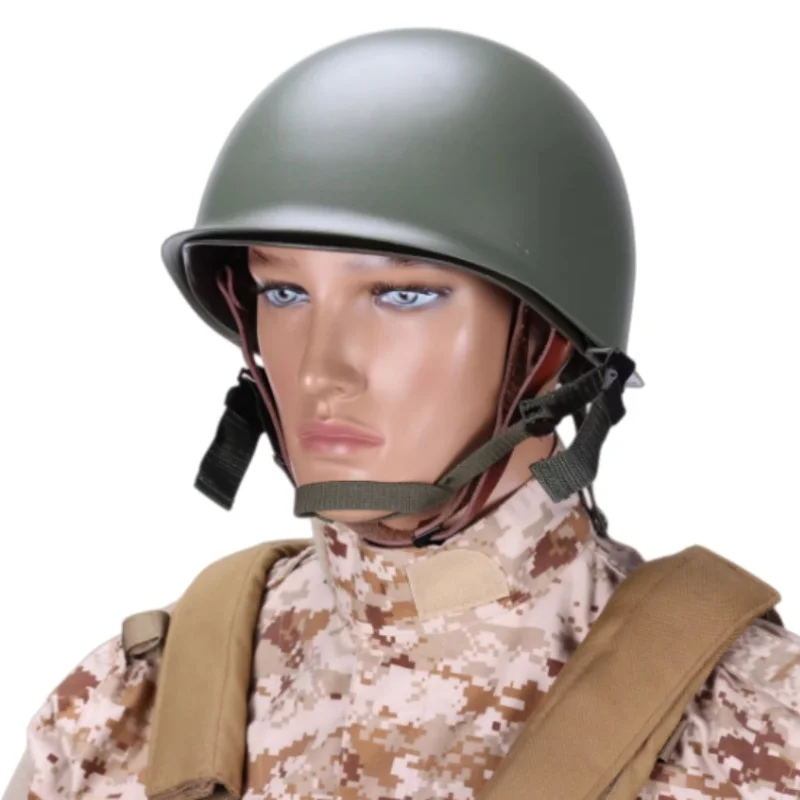 

﻿ Американский двухслойный стальной шлем M1 времен Второй мировой войны, реплика, тактический, для охоты, страйкбола, активного отдыха, косплея, полевой защитный шлем