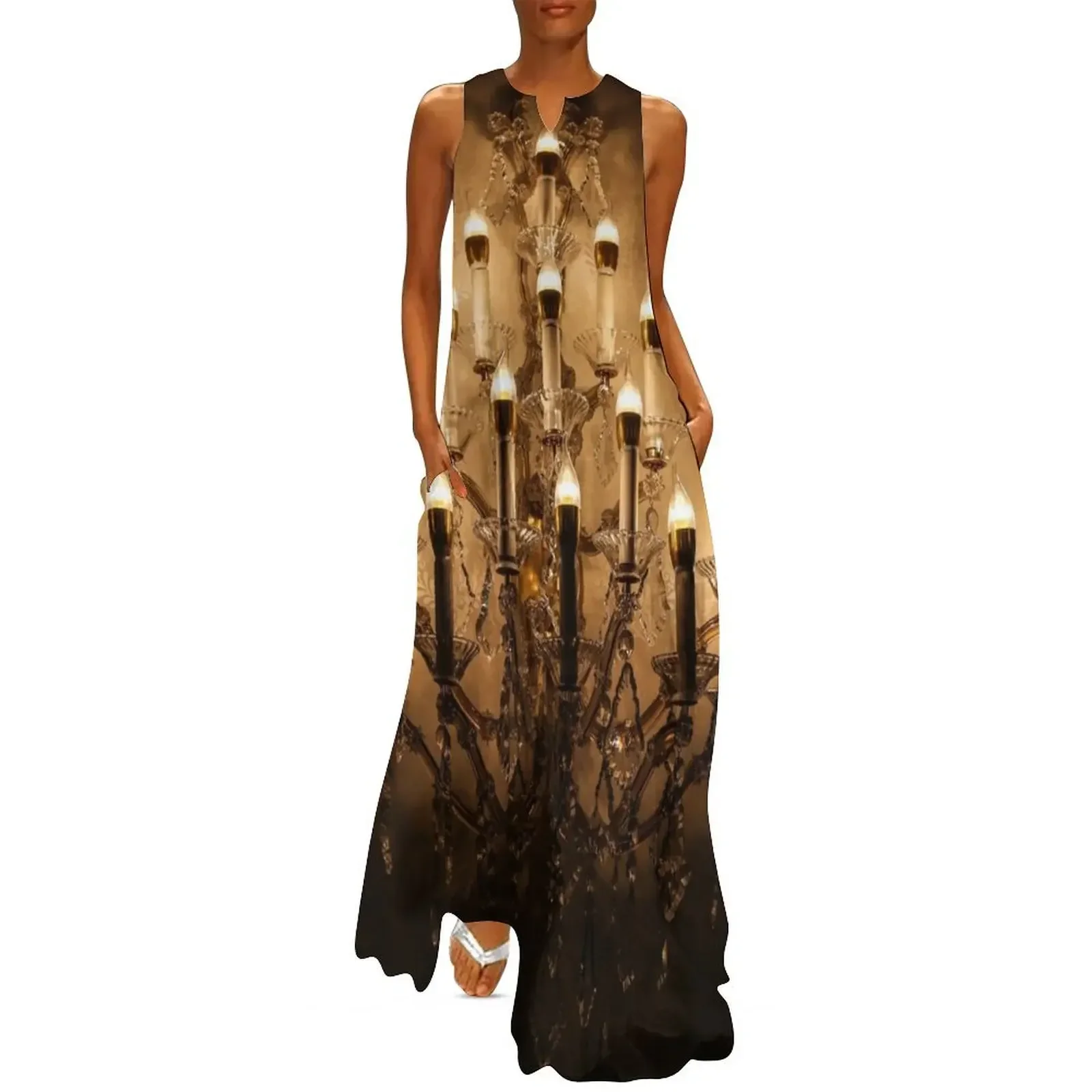 

Spooky Chandelier Long Dress Party dresses summer dress woman 2025 trendy Beachwear Women's evening dress