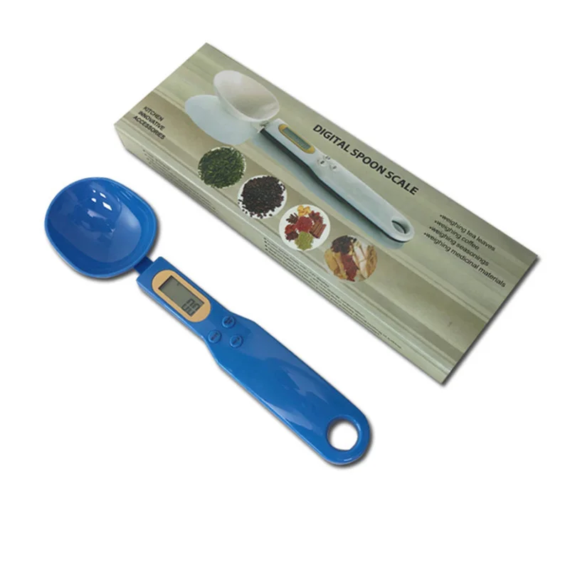 Mini Spoon Scale Digital Kitchen Electronic Liquid Crystal Food Scale Cooking Flour Coffee Powder Scale Weight Measuring Spoon