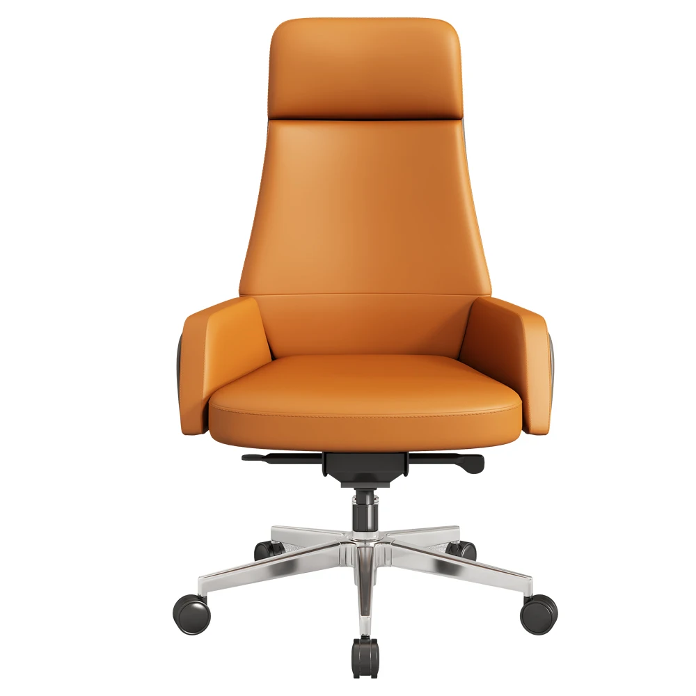 Contemporary Design Office Furniture Synthetic Leather Boss Swivel Desk Chair with Reclining Massage Feature for Restaurant Use