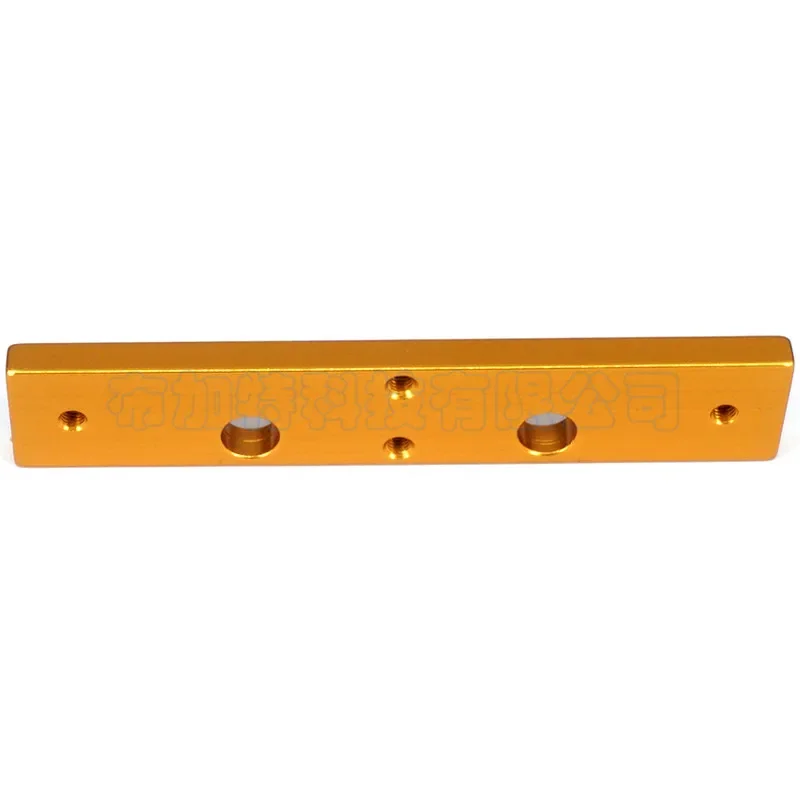 3D Printer Accessories Makerbot Throat Dual Nozzle MK8 Fixed Block Aluminum MK8 Oxidized Gold