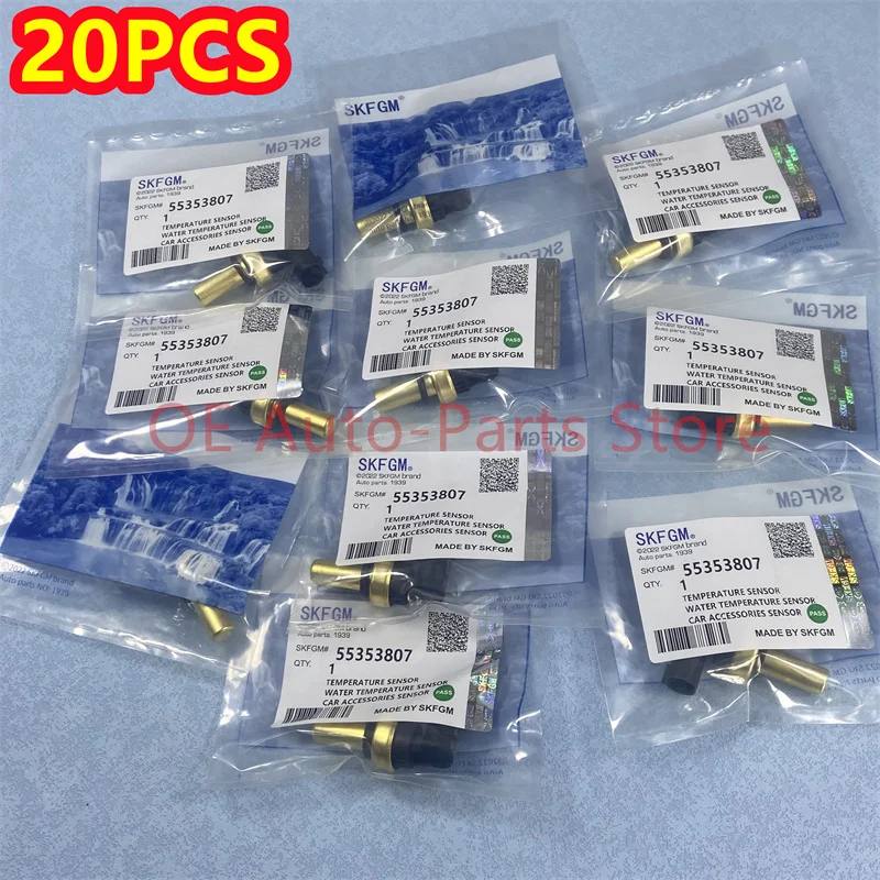 20PCS Brand New Coolant Temperature Sensor For Chevrolet Cruze Sonic Astra 55563530 55353807 55591401 SWS001