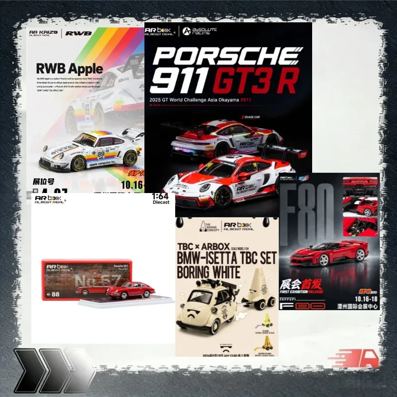 【In Stock】Foshan in 2026 AR BOX 1/64 Diecast Collectible Car Models, Multiple Styles, Christmas Gift For Car Collectors