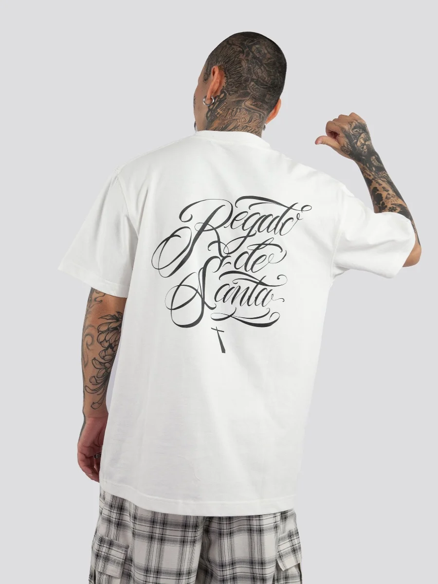 2025 جديد SIMOK X WUHAN Chicano سلسلة التعاون الساحل الغربي الأمريكي شيكانو الأزهار قصيرة الأكمام تي شيرت للرجال