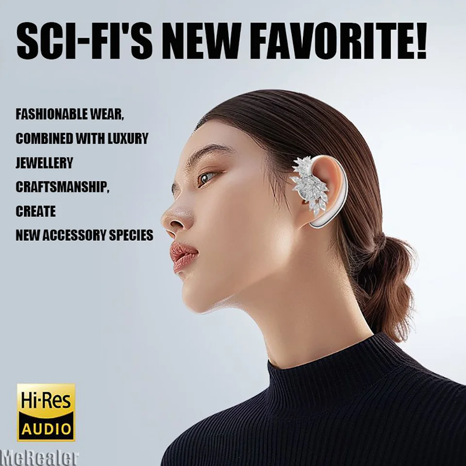 Erdu 美しいエレガントなフックイヤホン Bluetooth ワイヤレスイヤホン