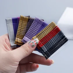 20pcs Metal Colorful Hair Fixed Clips Women Girls Curly Wavy Hairpins Hairstyle Grips Women Bobby Pins Hair Styling Accessories