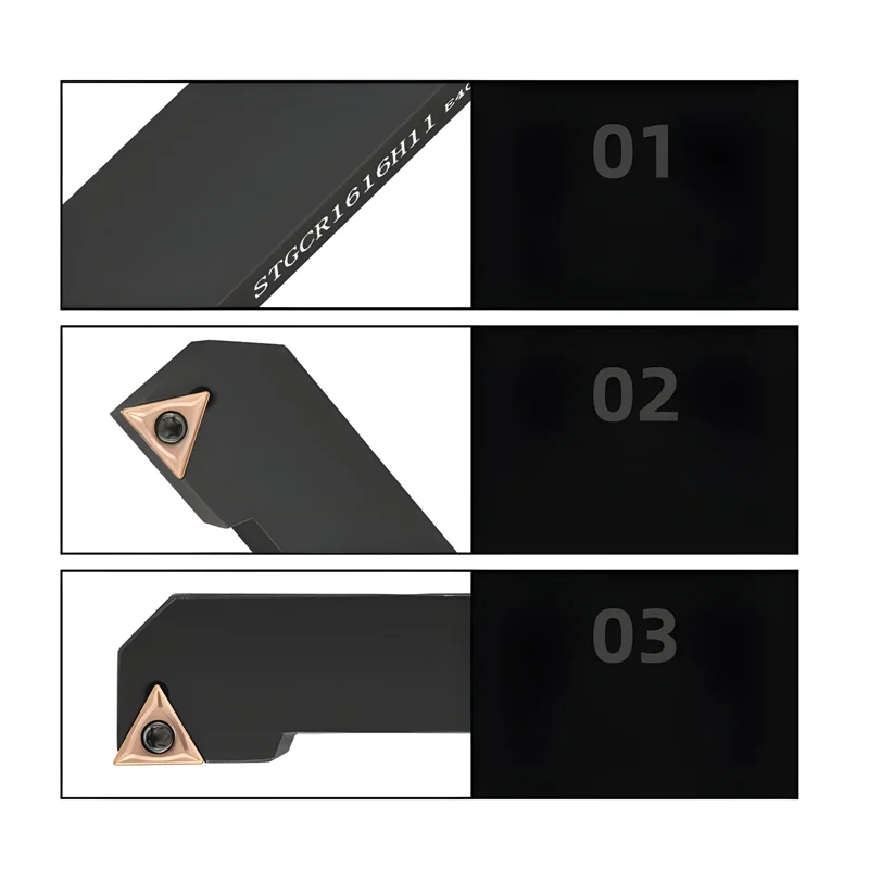 TUOZ STGCR STGCL 91 Degrees External Turning Tool 1212H11 1616H11 2020K16 2525M16 Cnc Holder Lathe Cutter Shank TCMT Inserts view 3