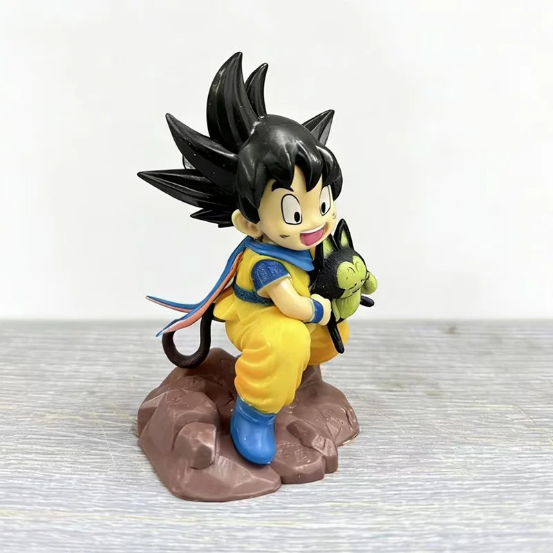 Anime Dragon Ball Z Figure Goku Figure Goku Embrace Pura 8.5cm PVC Anime Collectible Model Toys Gifts