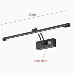 Touch Dimmer Bedside Switch Mirror Front LED Indoor Wall Lamp Nordic Modern Sconces Indoor Lighting Room Decor For Bathroom