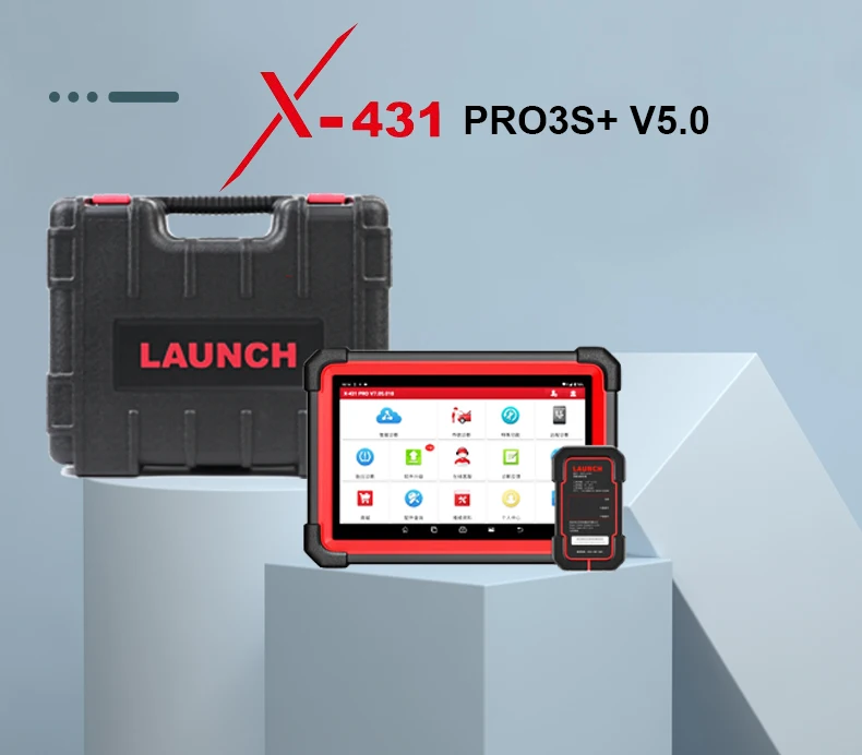 X431 PRO3S V5.0 ماسح ضوئي للسيارة LAUN CH X431 PRO3S + أدوات تشخيص السيارات الماسح الضوئي OB D Obd2