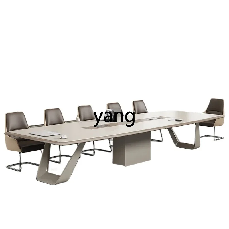 LTT paint conference table large fashion strip meeting to negotiate office table and chair combination