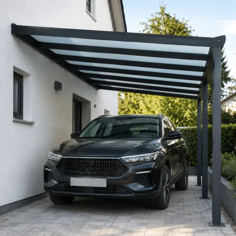 Private Yard Patio Durable Steel Frame Auto Shelter Customized Patio Pergola Parking Roof Garden Patio Carport