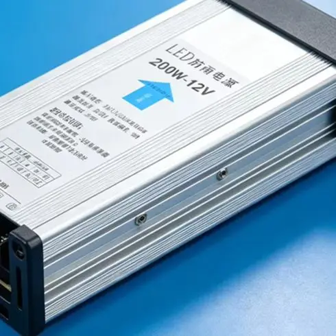 Rainproof 12V 200W Switching Power Supply IPX3 Aluminum LED Driver For Illuminated Signage Light Box Advertising Transformer