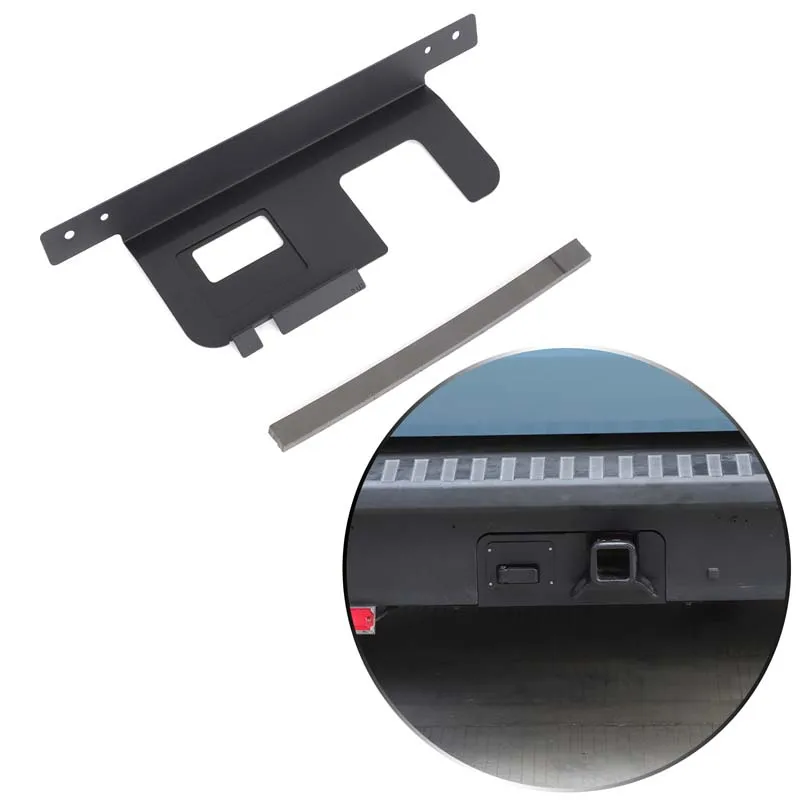 

For Ford Maverick 2022+ Car Rear Trailer Port Modification Accessories Aluminum Alloy Car Rear Trailer Port Side Dust Cover