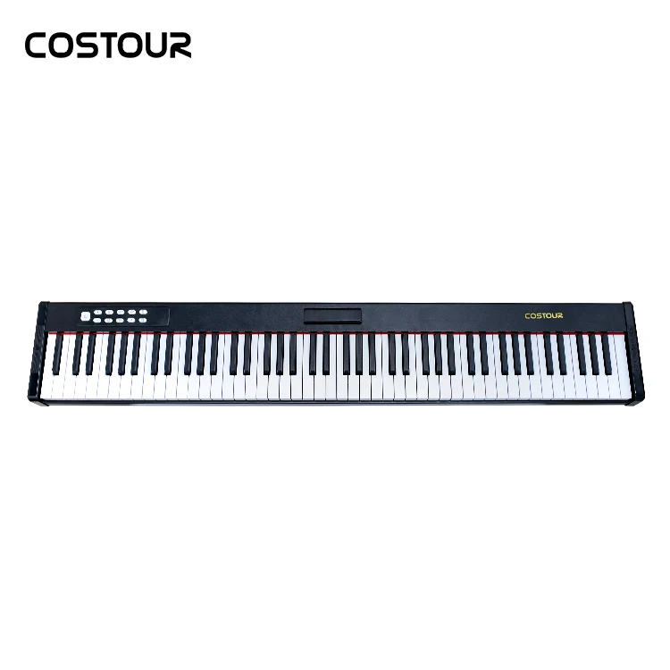 88 Keys Electronic Lithium Battery Midi Keyboard